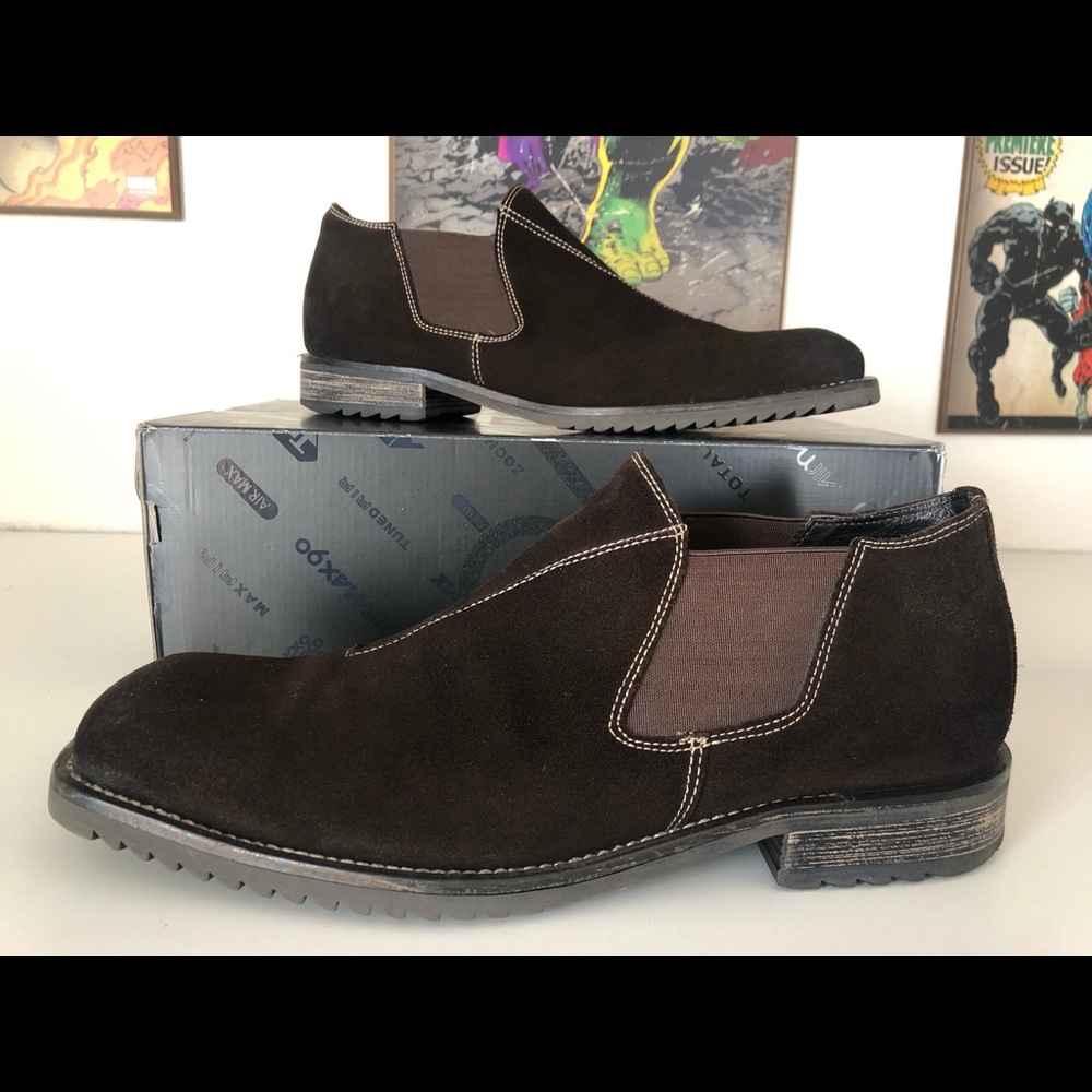 Men's Brown Suede Shoes Gordon Rush Size 9.5 US.